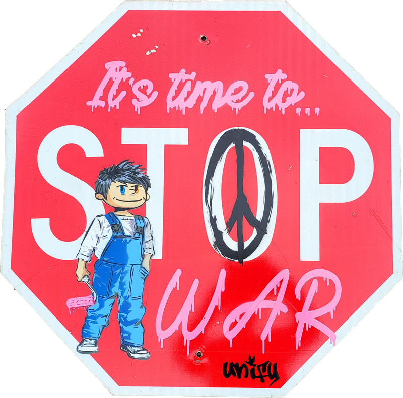 PAX Its Time To Stop War Sign