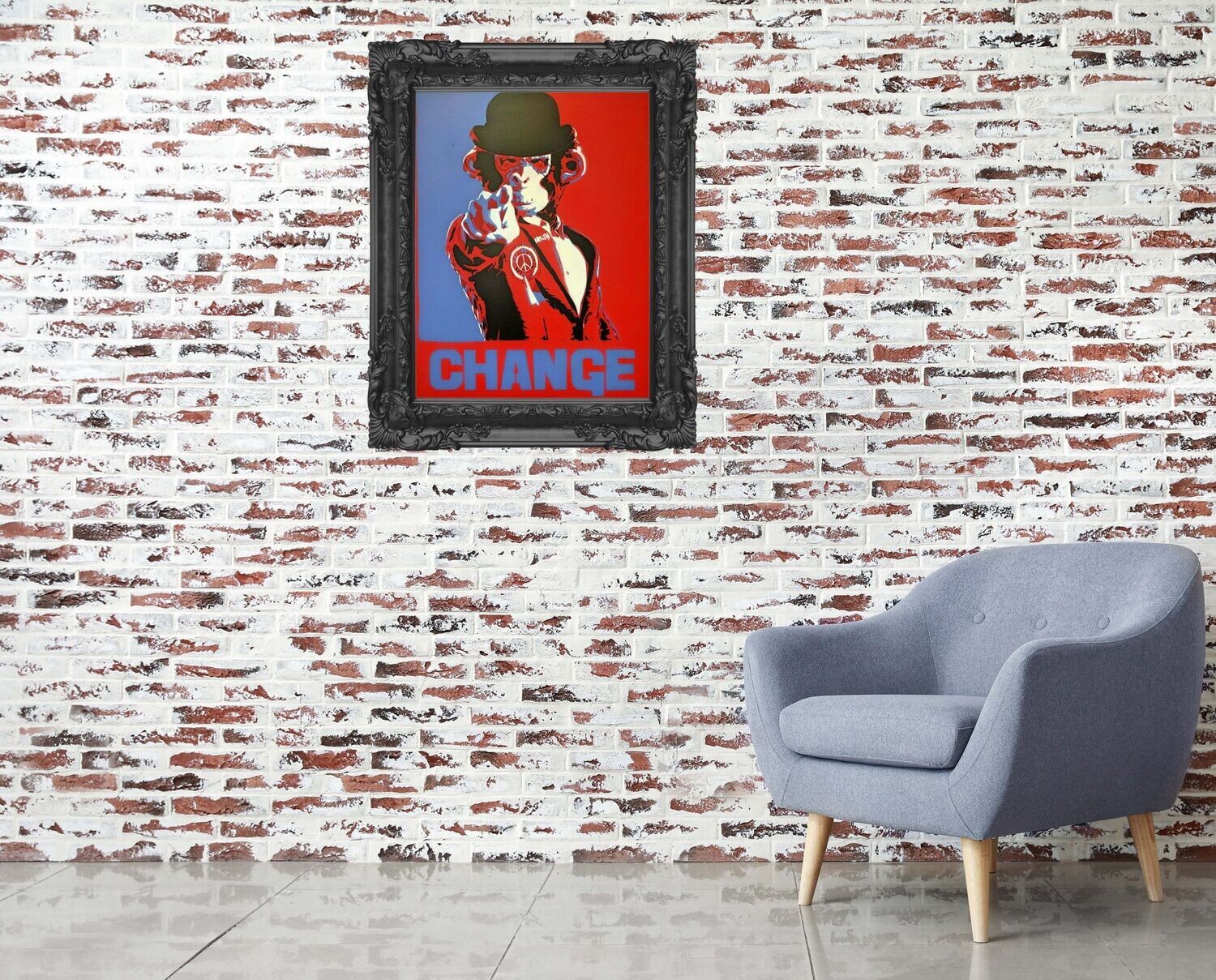 Change Political Monkey Poster Change Political Monkey Poster