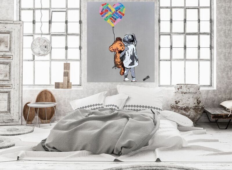 Hug a Bear On Canvas