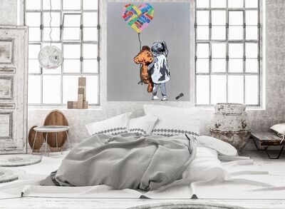 Hug a Bear On Canvas Hug a Bear On Canvas