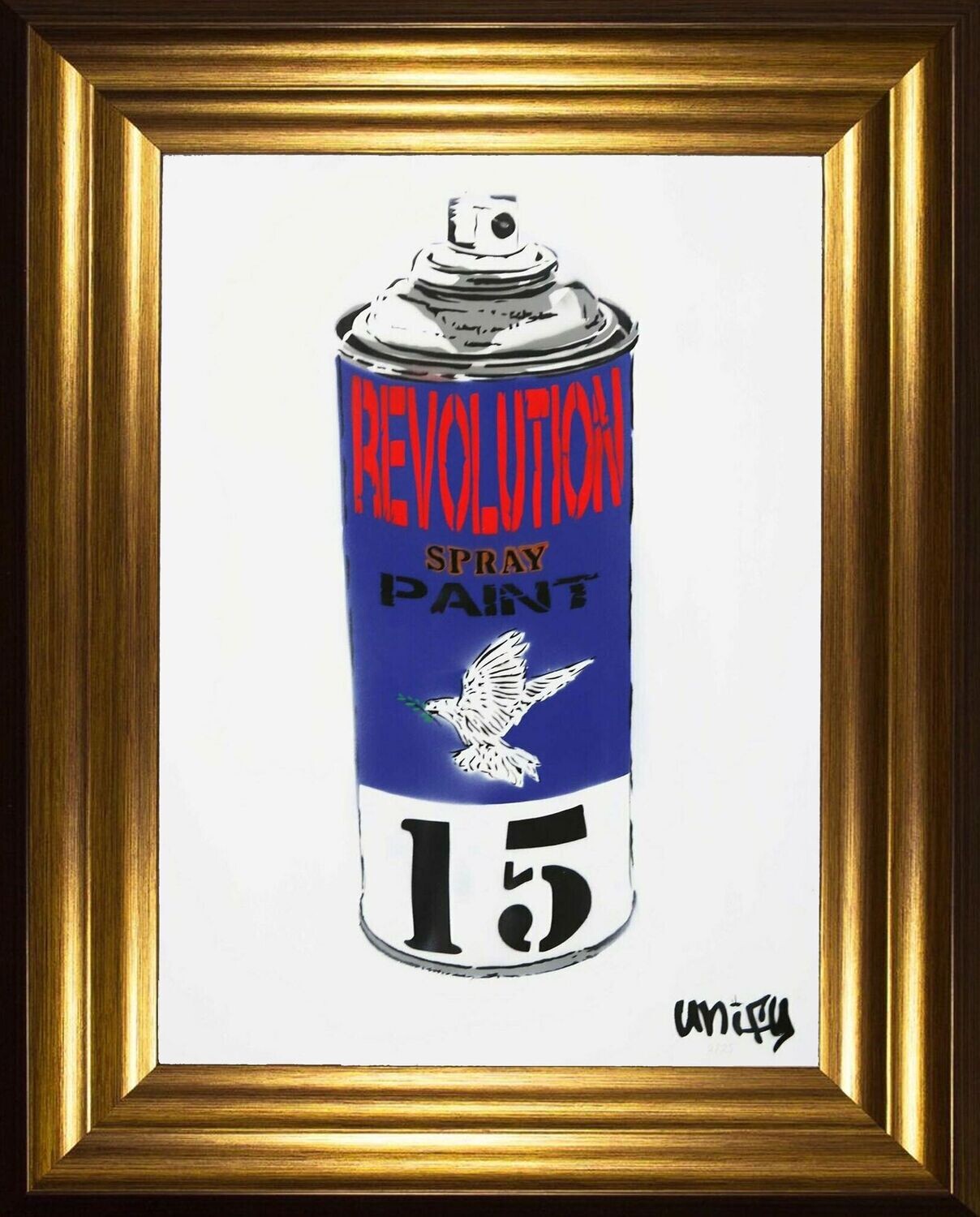 Revolution Spray Paint Can (Purple) - Limited Edition A1 On White Board Revolution Spray Paint Can (Purple) - Limited Edition A1 On White Board
