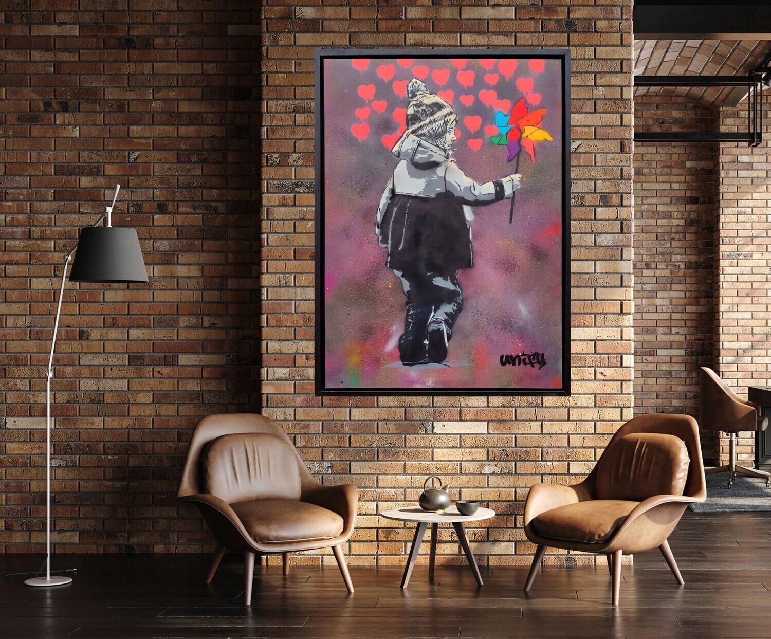Windmill Dripping Hearts Girl with Float Frame 2 Windmill Dripping Hearts Girl with Float Frame 2