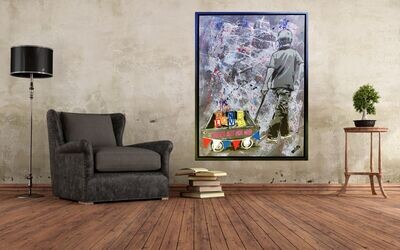 One Love Jubilee Cart Boy with Float Frame One Love Jubilee Cart Boy with Float Frame