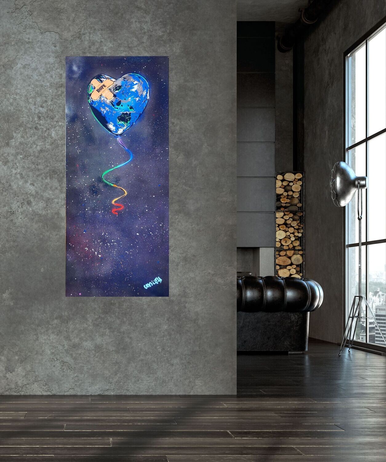 A World of Hope and Love Canvas A World of Hope and Love Canvas