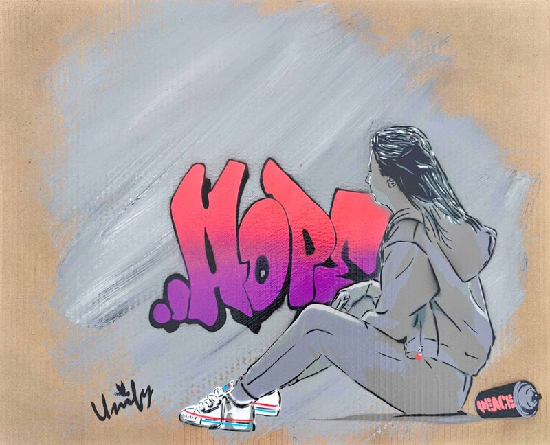 Iridessa for Hope on Cardboard