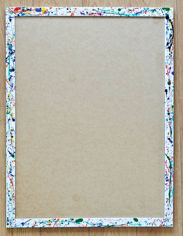 Splash Painted White Frame 3