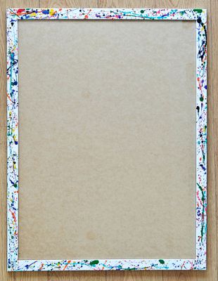 Splash Painted White Frame 3 Splash Painted White Frame 3