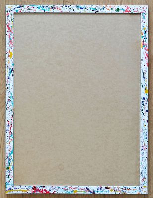 Splash Painted White Frame 4 Splash Painted White Frame 4