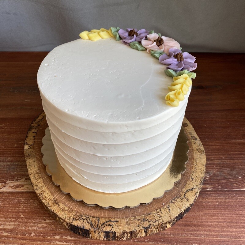 White Cake with Vanilla Frosting