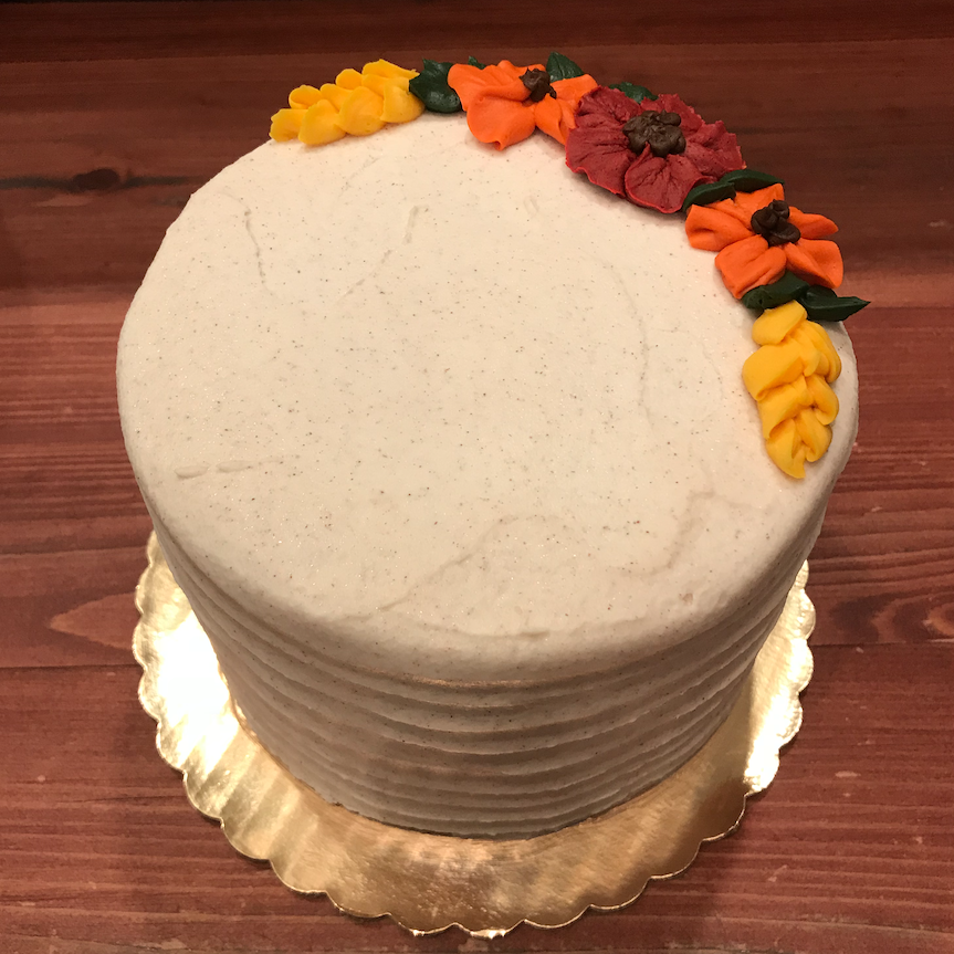 Pumpkin Cake with Cinnamon Cream Cheese Icing - Online Order