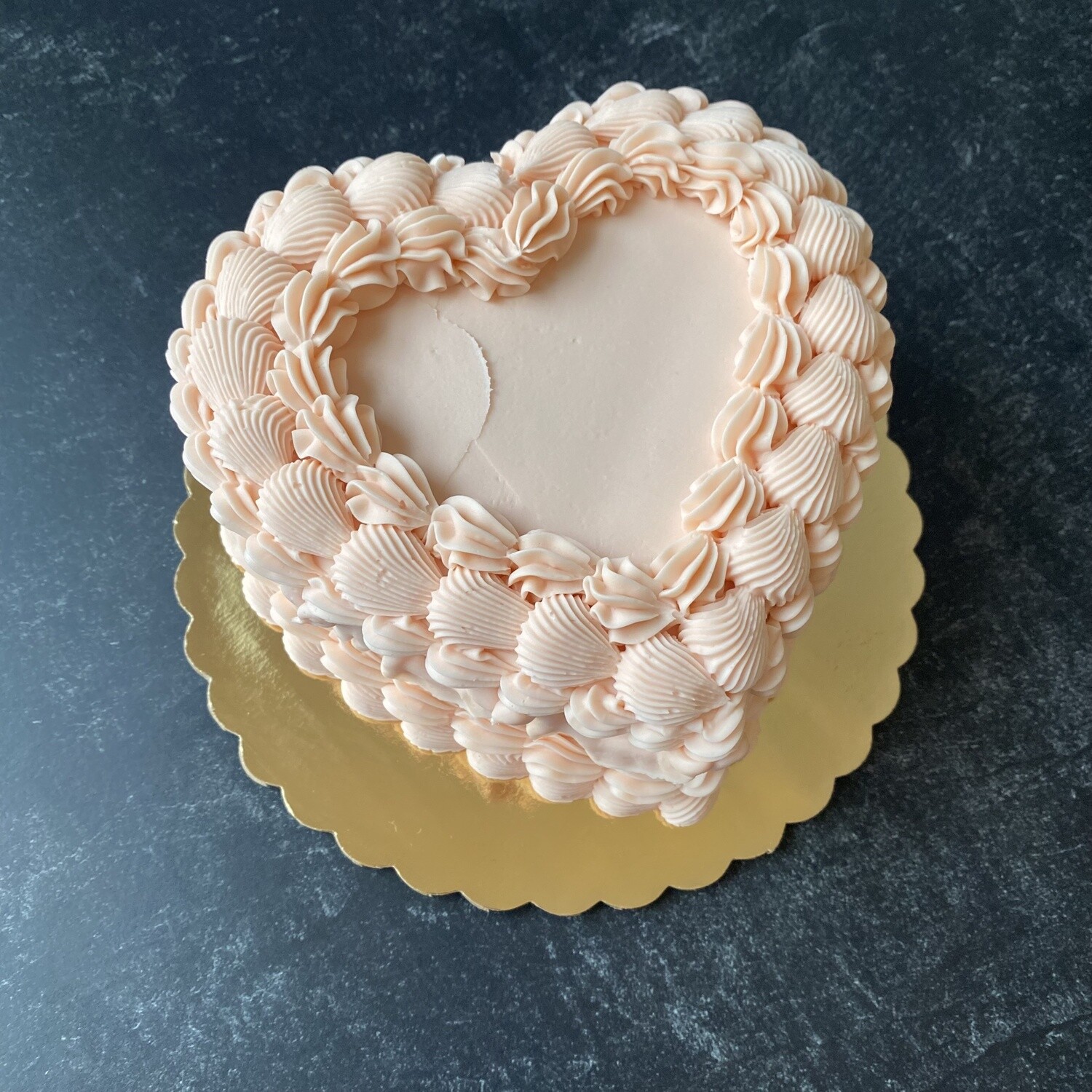 Vintage Heart Cake