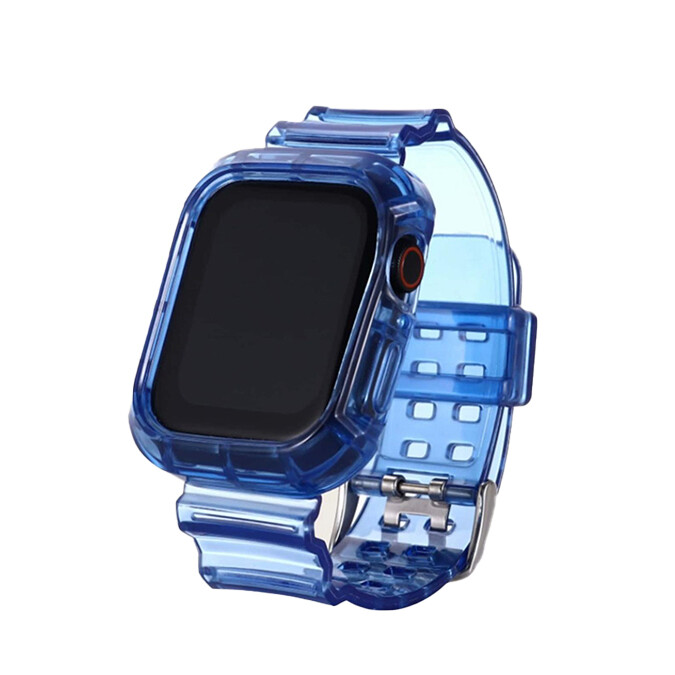 Apple Watch Silicone Full Cover and Band (Blue)
