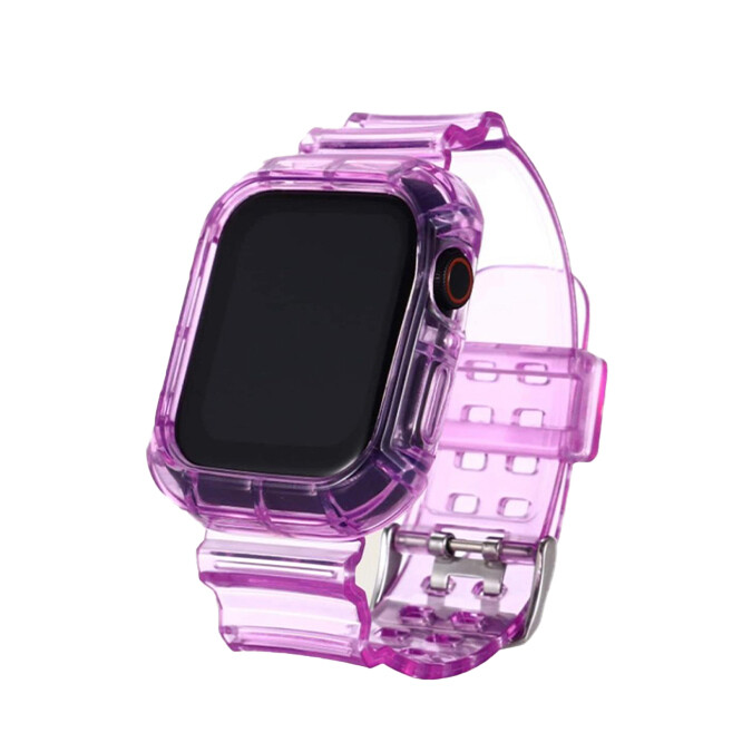 Apple Watch Silicone Full Cover and Band (Purple)