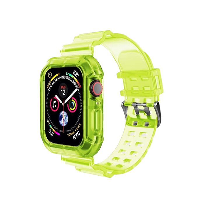 Apple Watch Silicone Full Cover and Band (Neon Green)