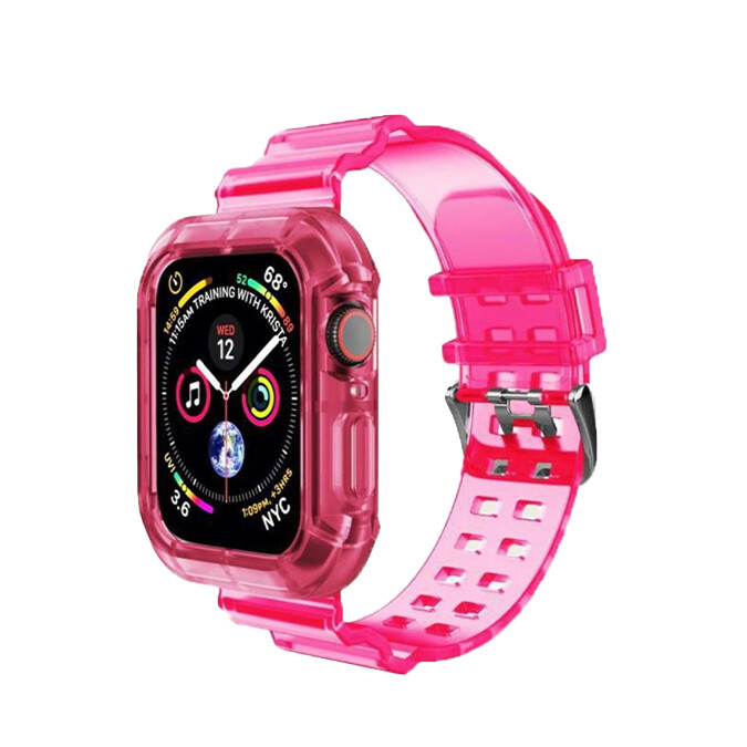 Apple Watch Silicone Full Cover and Band (Pink)