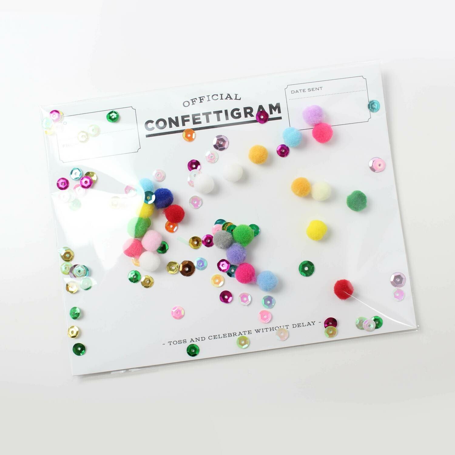 Pom Poms Confettigram 