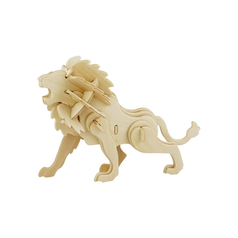 Wooden Puzzle: Lion