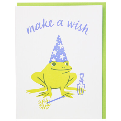 Make a Wish Frog Card