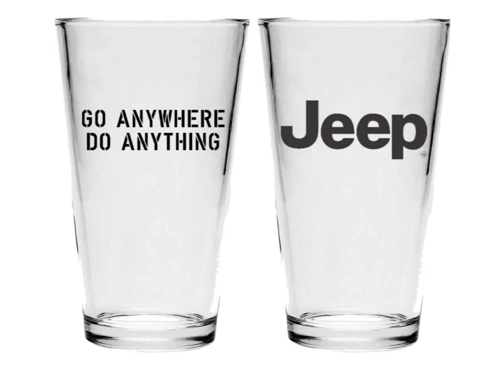 Jeep Go Anywhere - Pint Glass