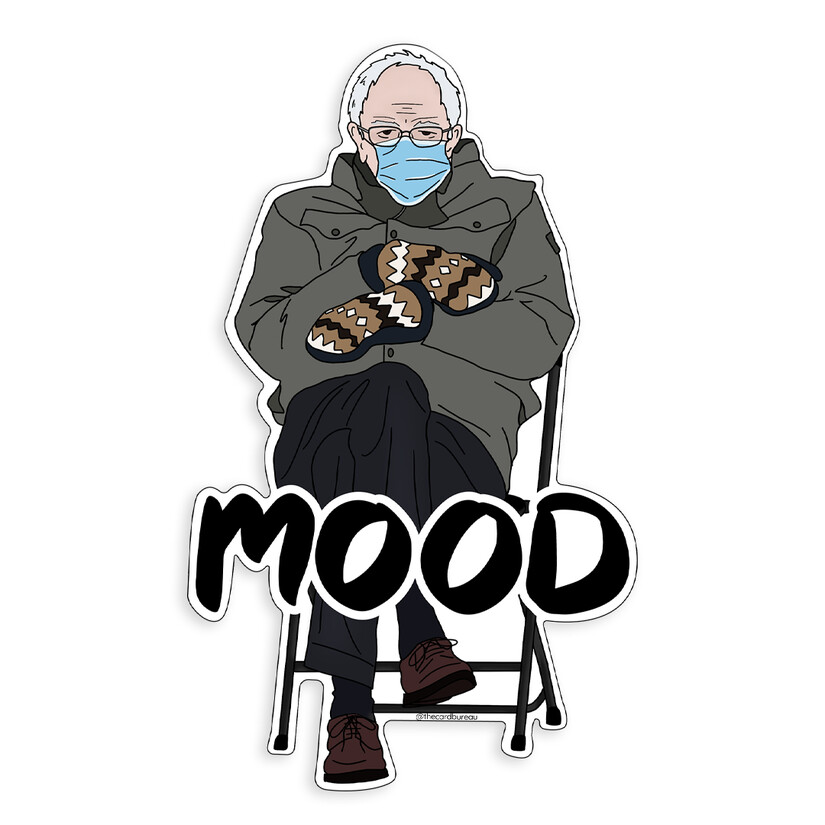 Bernie Mood Sticker
