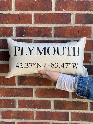 Plymouth Pillow - 8"x15"