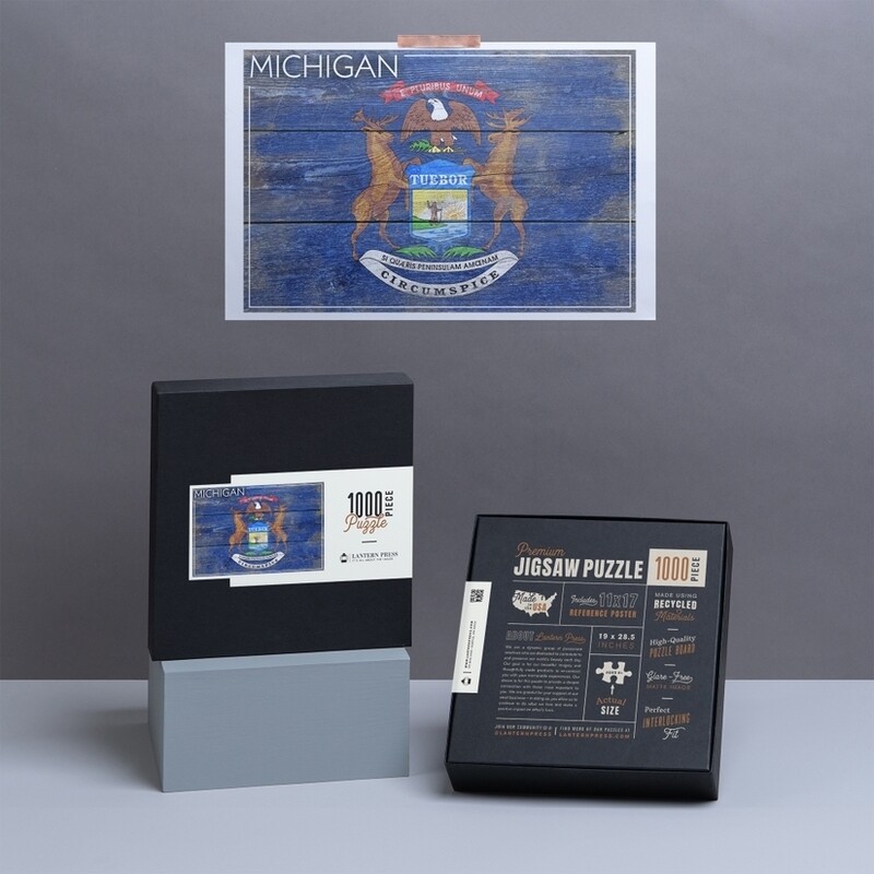 Michigan Flag Puzzle