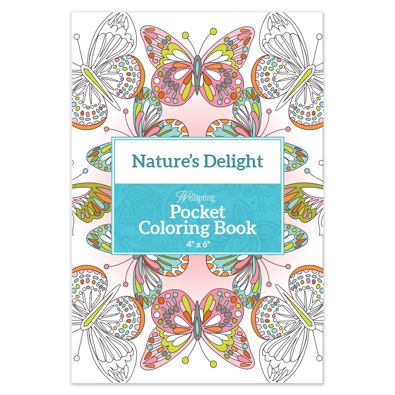 Nature's Delight Pocket Coloring Book
