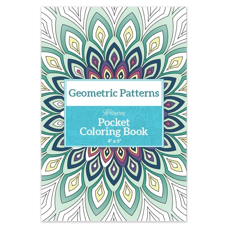 Geometric Patterns Pocket Coloring Book