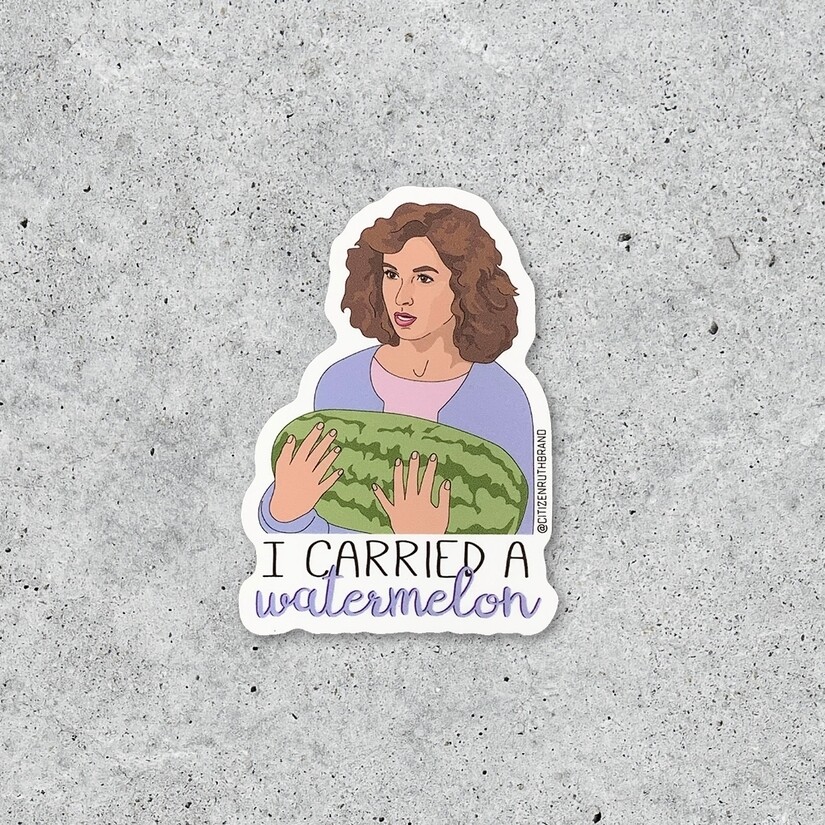 I Carried A Watermelon Sticker