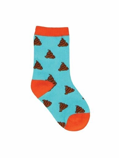 Poop 12-24 Kid&#39;s Socks
