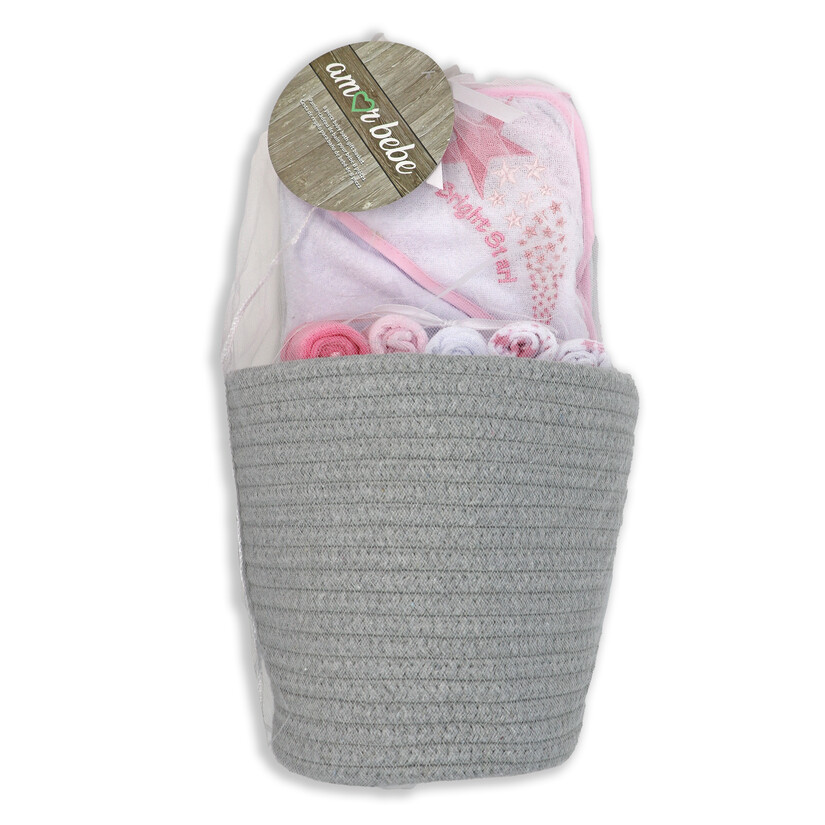 pink basket set