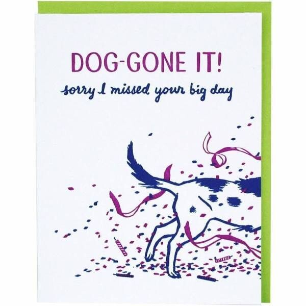 Dog gone it card