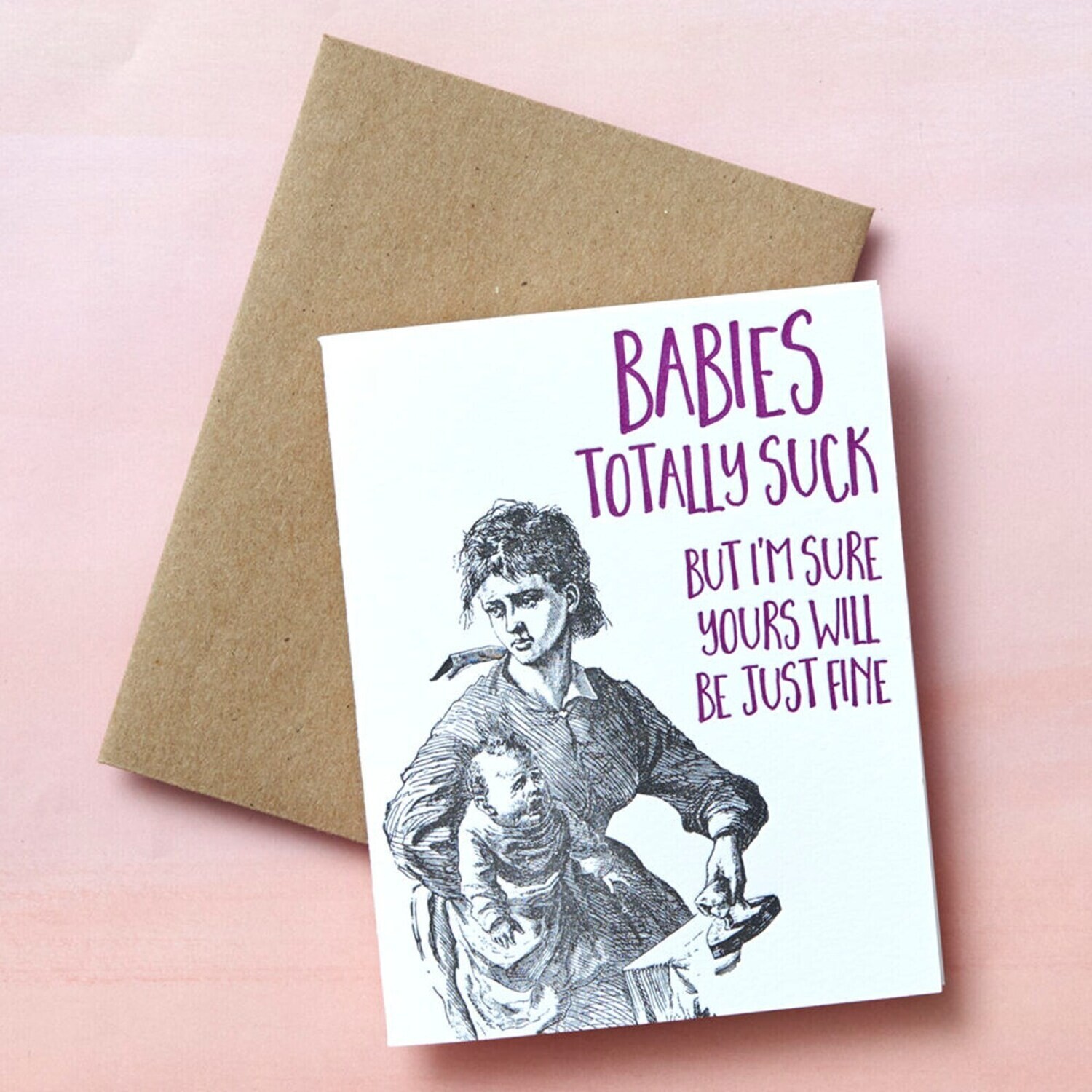 Babies Suck Card