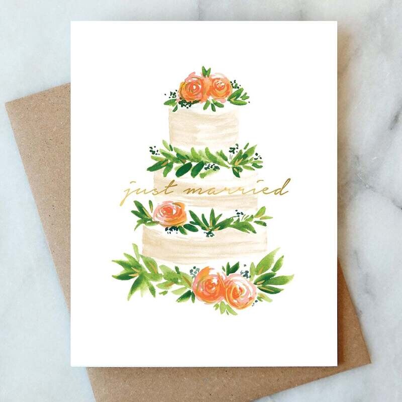 AJ Just Married Card