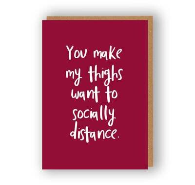 Social Distance Card