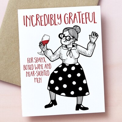 Grateful Wine Card