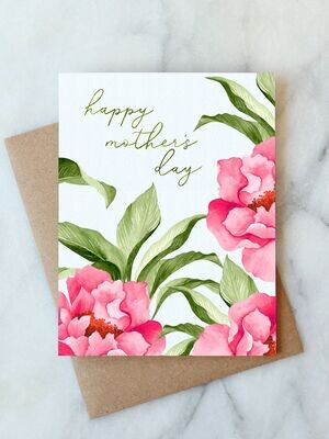 Mothers day blooms card