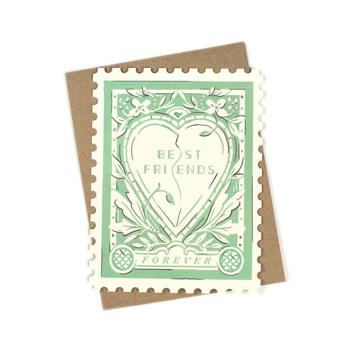 Best friends stamp card