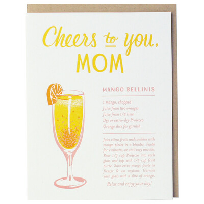 Cheers Mom Card