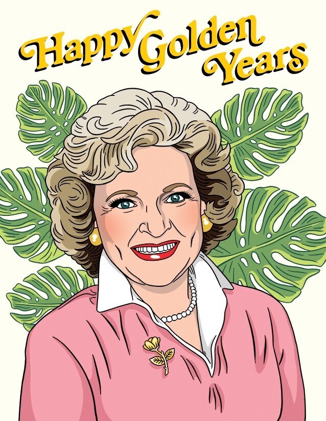 Golden years card