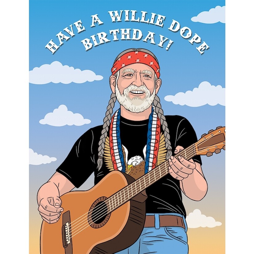 Willie Dope Birthday Card