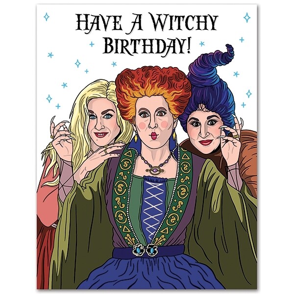 Witchy bday card