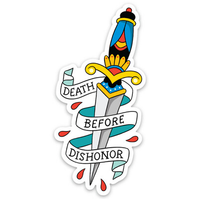 Death Dishonor Sticker