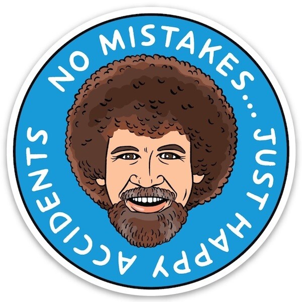 Happy Accidents Sticker