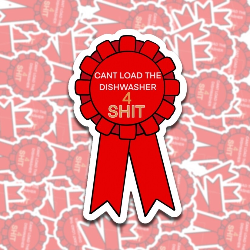 Dishwasher Sticker