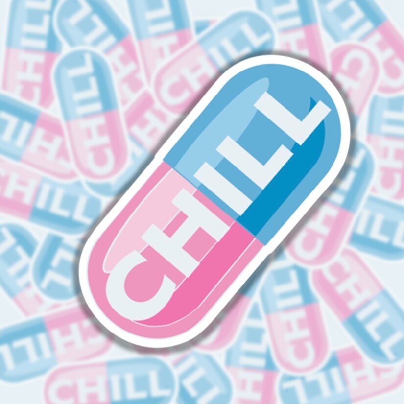 Chill Pill Sticker
