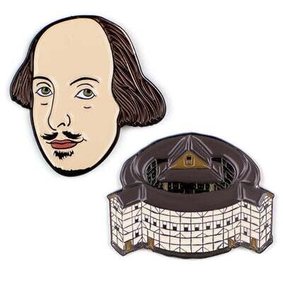 Shakespeare Pin Set