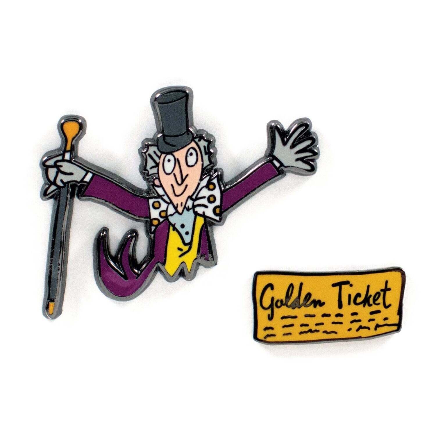 Willy Wonka Pin Set