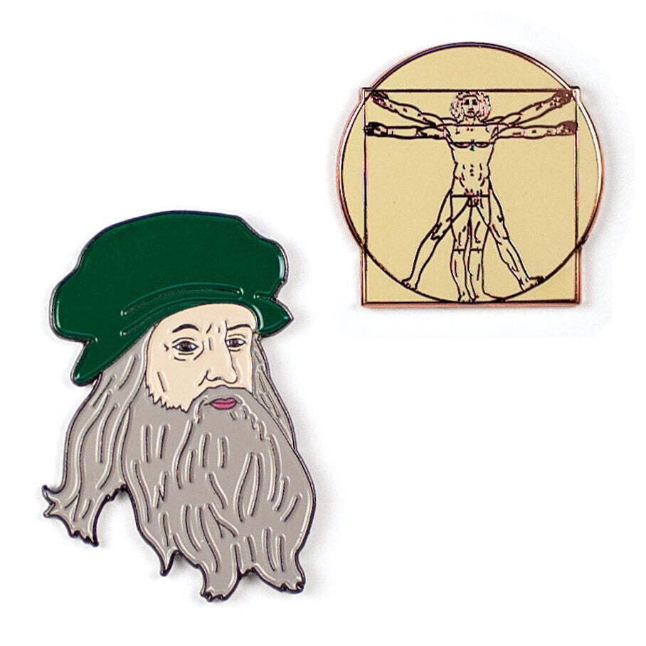 Vitruvian Pin Set