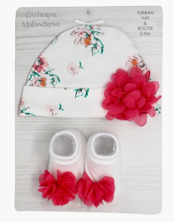 Floral Turban & Bootie